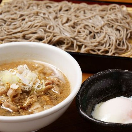 黒豚つけ麺風板そば御膳+ビュッフェ付